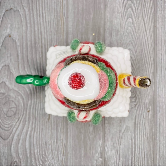 Rare department 56 gingerbread house teapot frosted look - Picture 6 of 9